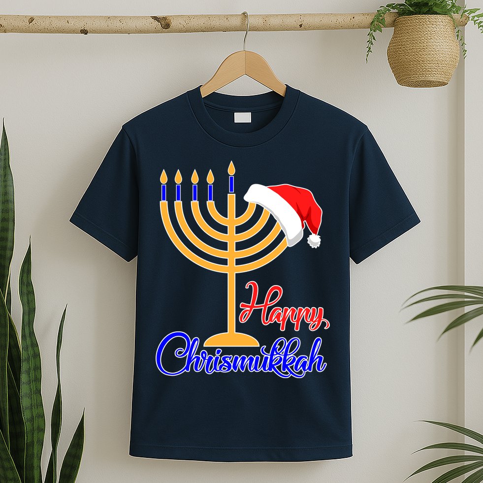 Happy Chrismukkah Christmas Hanukkah T-Shirt