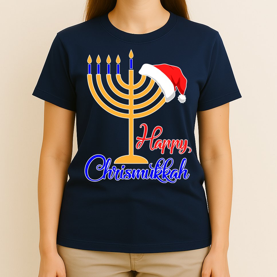 Happy Chrismukkah Christmas Hanukkah T-Shirt