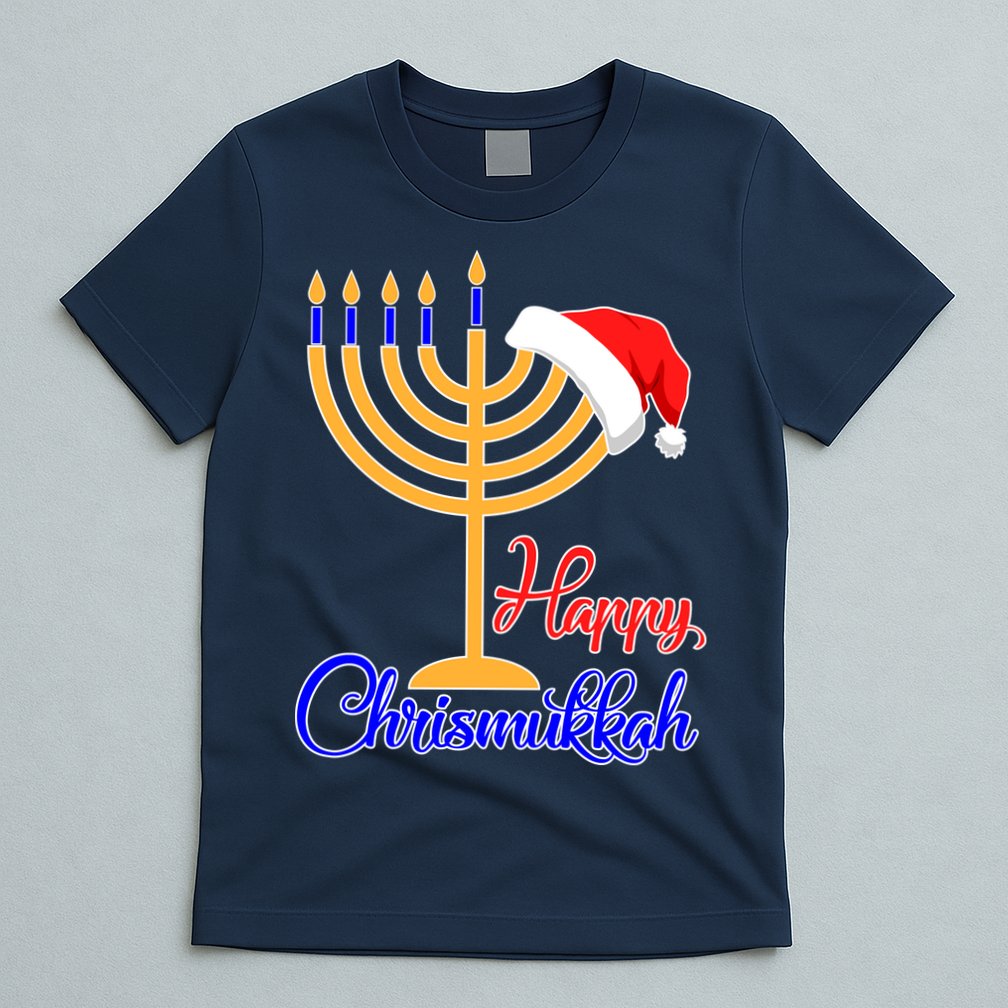 Happy Chrismukkah Christmas Hanukkah T-Shirt