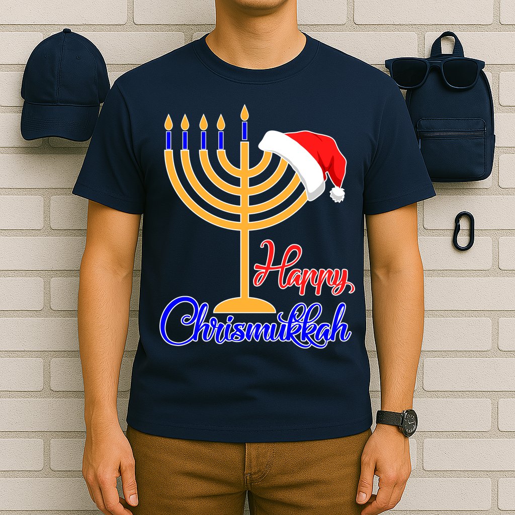 Happy Chrismukkah Christmas Hanukkah T-Shirt