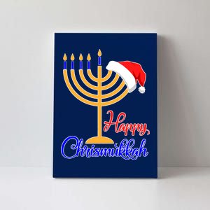 Happy Chrismukkah Christmas Hanukkah Canvas