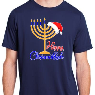 Happy Chrismukkah Christmas Hanukkah Adult ChromaSoft Performance T-Shirt