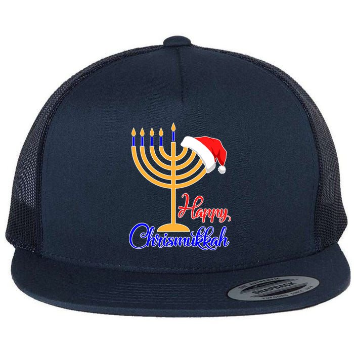 Happy Chrismukkah Christmas Hanukkah Flatbill Hat