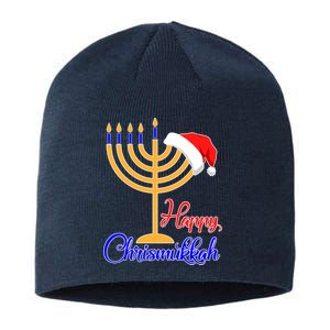 Happy Chrismukkah Christmas Hanukkah Sustainable Beanie