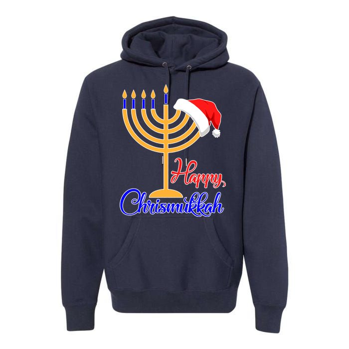 Happy Chrismukkah Christmas Hanukkah Premium Hoodie