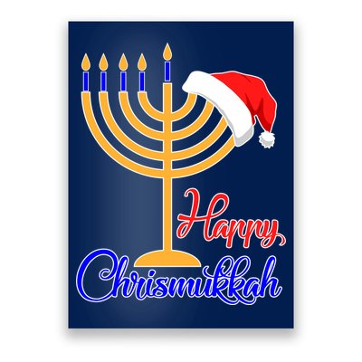 Happy Chrismukkah Christmas Hanukkah Poster