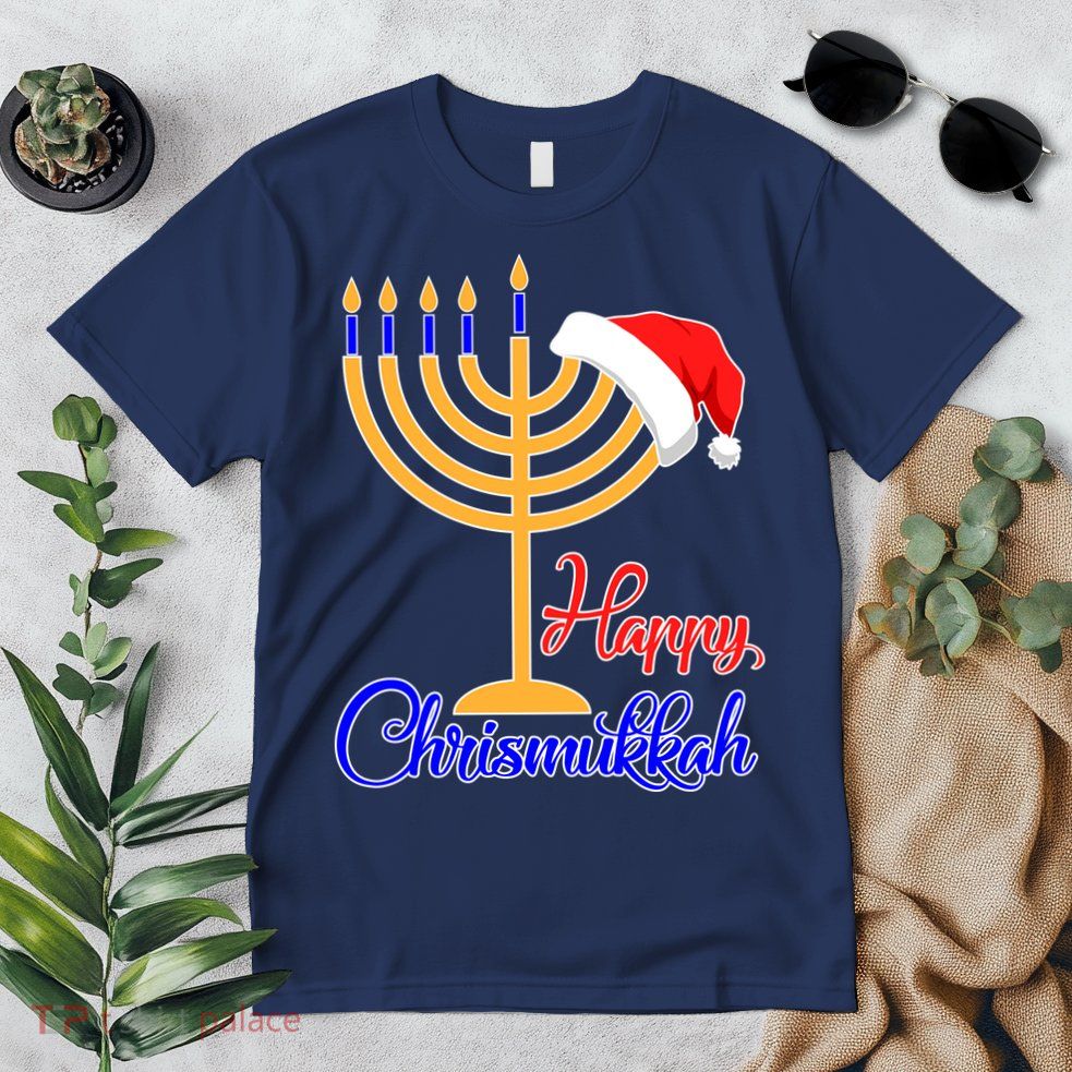 Happy Chrismukkah Christmas Hanukkah Premium T-Shirt