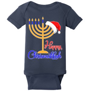 Happy Chrismukkah Christmas Hanukkah Baby Bodysuit