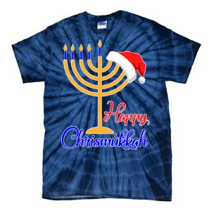 Happy Chrismukkah Christmas Hanukkah Tie-Dye T-Shirt