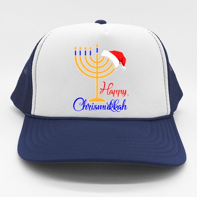 Happy Chrismukkah Christmas Hanukkah Trucker Hat