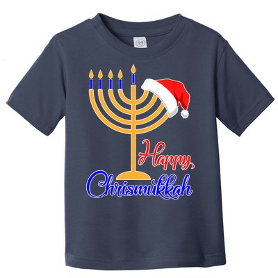 Happy Chrismukkah Christmas Hanukkah Toddler T-Shirt