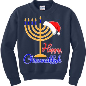 Happy Chrismukkah Christmas Hanukkah Kids Sweatshirt