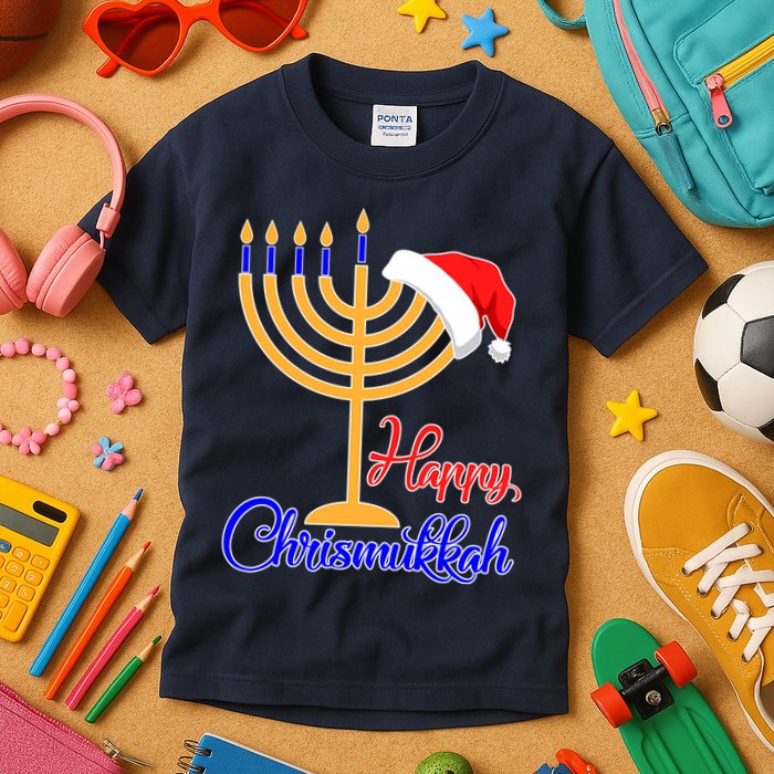 Happy Chrismukkah Christmas Hanukkah Kids T-Shirt