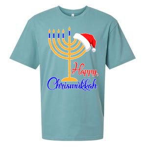 Happy Chrismukkah Christmas Hanukkah Sueded Cloud Jersey T-Shirt