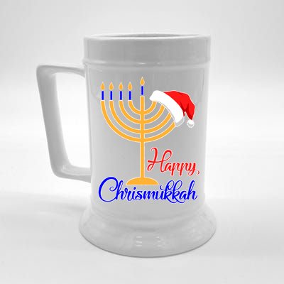 Happy Chrismukkah Christmas Hanukkah Beer Stein