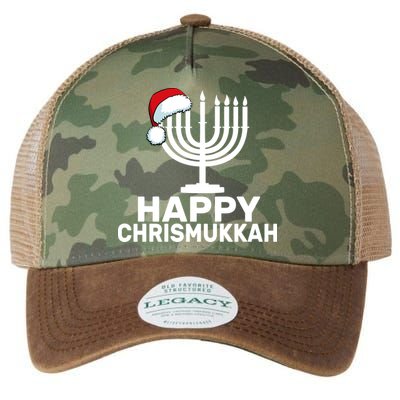 Happy Chrismukkah Hanukkah Legacy Tie Dye Trucker Hat