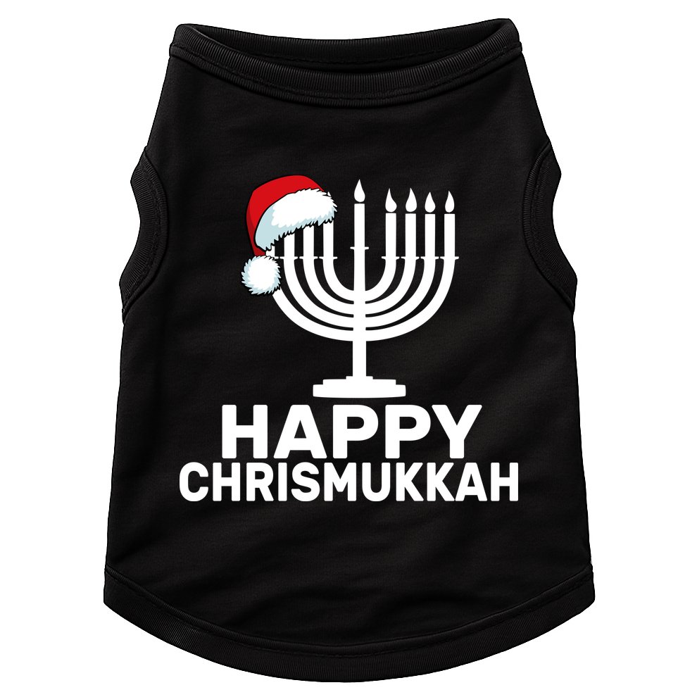 Happy Chrismukkah Hanukkah Doggie Tank