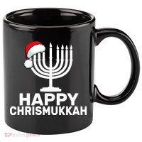 Happy Chrismukkah Hanukkah 11oz C Handle Ceramic Mug