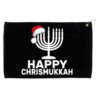 Happy Chrismukkah Hanukkah Grommeted Golf Towel