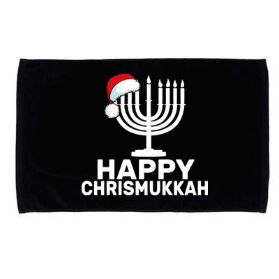 Happy Chrismukkah Hanukkah Microfiber Hand Towel