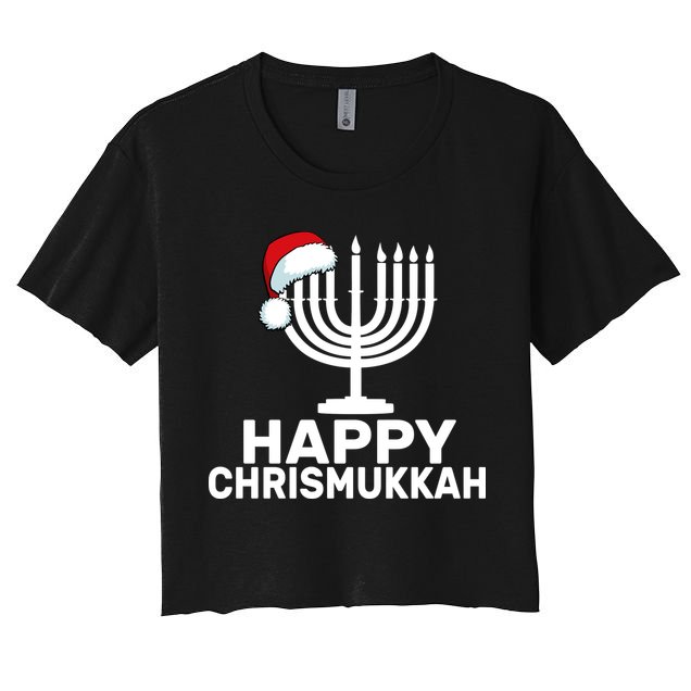Happy Chrismukkah Hanukkah Crop Top