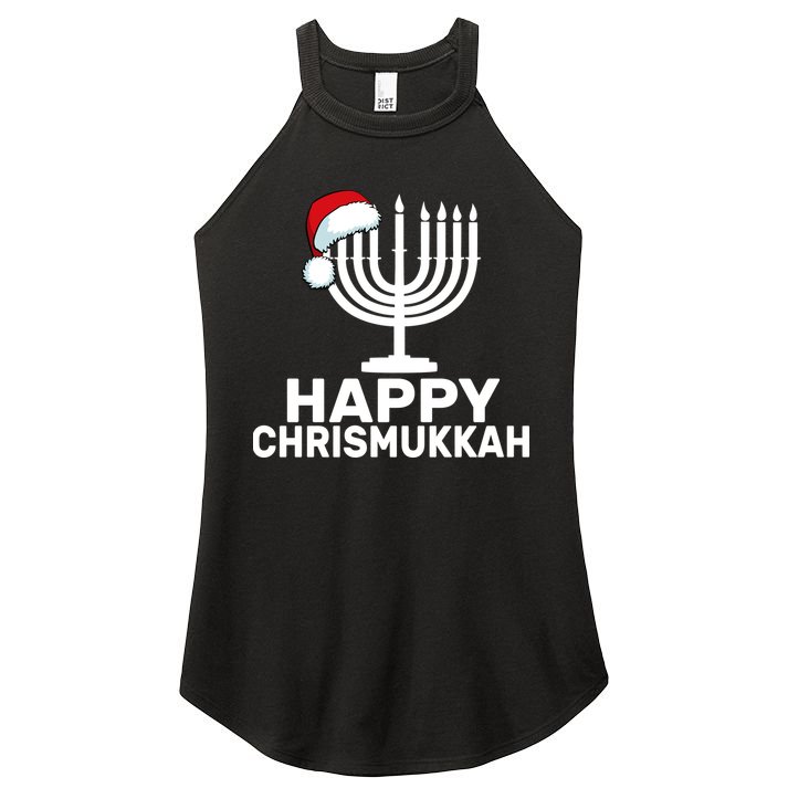 Happy Chrismukkah Hanukkah Women's Perfect Tri Rocker Tank