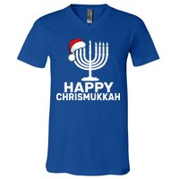 Happy Chrismukkah Hanukkah V-Neck T-Shirt