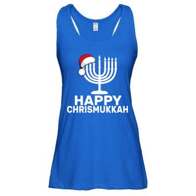 Happy Chrismukkah Hanukkah Ladies Essential Flowy Tank