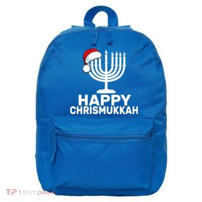 Happy Chrismukkah Hanukkah 16 in Basic Backpack