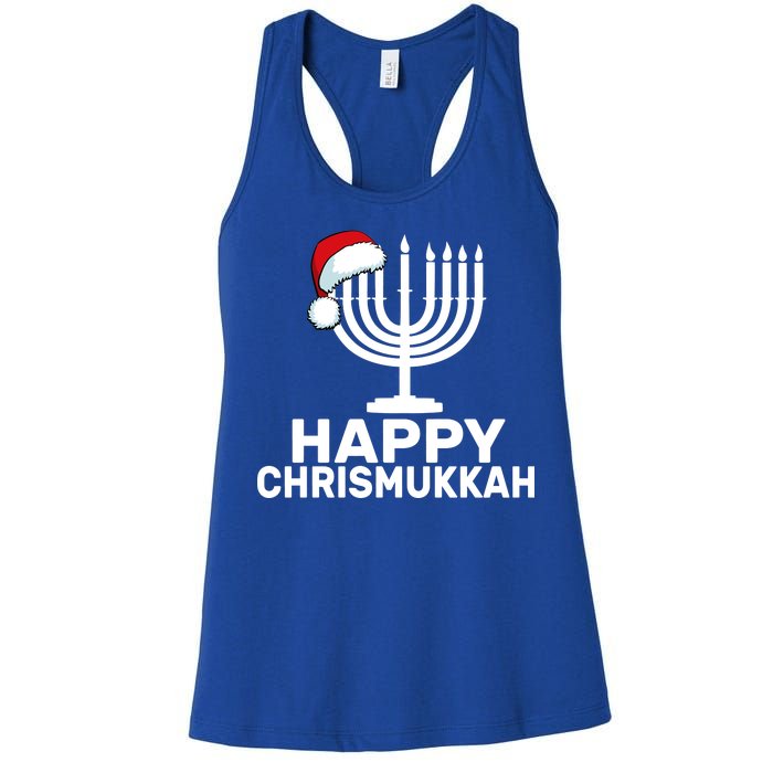 Happy Chrismukkah Hanukkah Women's Racerback Tank