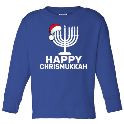 Happy Chrismukkah Hanukkah Toddler Long Sleeve Shirt