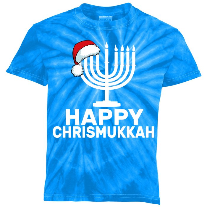 Happy Chrismukkah Hanukkah Kids Tie-Dye T-Shirt