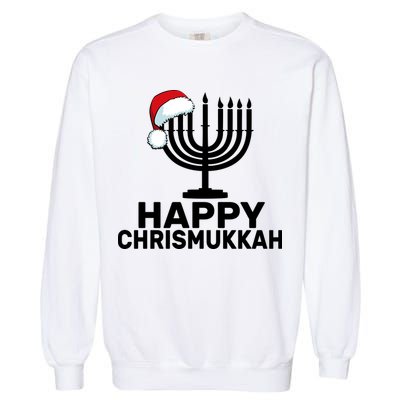 Happy Chrismukkah Hanukkah Garment-Dyed Sweatshirt