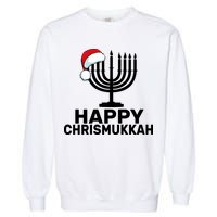 Happy Chrismukkah Hanukkah Garment-Dyed Sweatshirt