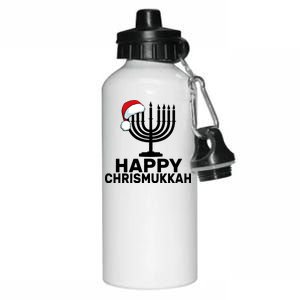 Happy Chrismukkah Hanukkah Aluminum Water Bottle