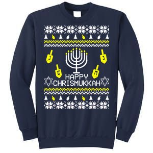 Happy Chrismukkah Hanukkah Ugly Christmas Sweatshirt