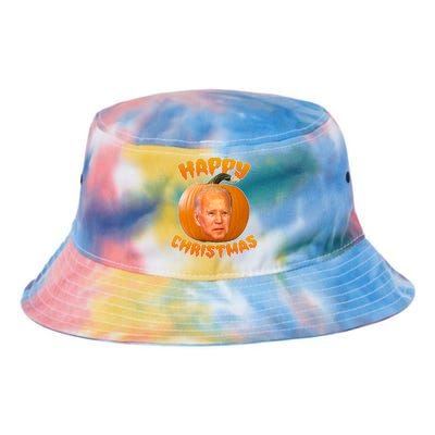 Happy Christmas Joe Biden Halloween Pro Trump  Tie Dye Newport Bucket Hat