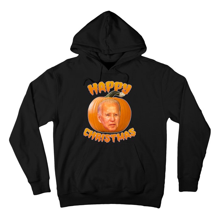 Happy Christmas Joe Biden Halloween Pro Trump  Hoodie