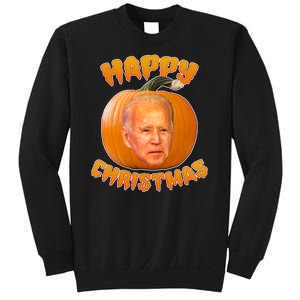 Happy Christmas Joe Biden Halloween Pro Trump  Sweatshirt