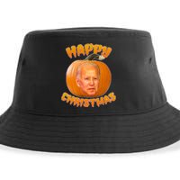 Happy Christmas Joe Biden Halloween Pro Trump  Sustainable Bucket Hat