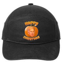 Happy Christmas Joe Biden Halloween Pro Trump  7-Panel Snapback Hat