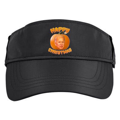 Happy Christmas Joe Biden Halloween Pro Trump  Adult Drive Performance Visor