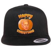 Happy Christmas Joe Biden Halloween Pro Trump  Flatbill Hat