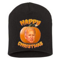 Happy Christmas Joe Biden Halloween Pro Trump  Short Acrylic Beanie