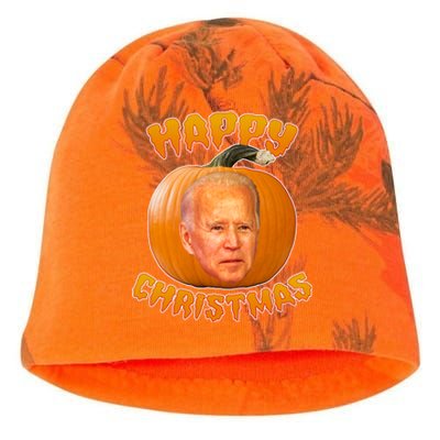 Happy Christmas Joe Biden Halloween Pro Trump  Kati - Camo Knit Beanie