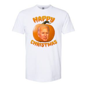 Happy Christmas Joe Biden Halloween Pro Trump  Softstyle CVC T-Shirt