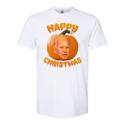 Happy Christmas Joe Biden Halloween Pro Trump  Softstyle® CVC T-Shirt