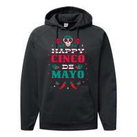 Happy Cinco De Mayo Performance Fleece Hoodie