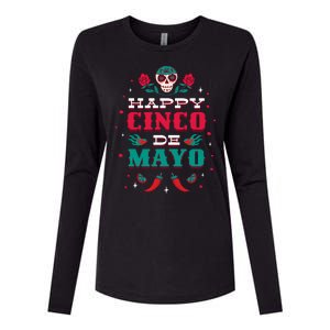 Happy Cinco De Mayo Womens Cotton Relaxed Long Sleeve T-Shirt