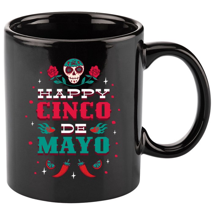 Happy Cinco De Mayo 11oz C Handle Ceramic Mug